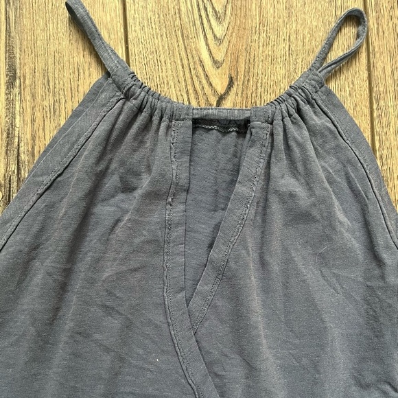 NWT American Eagle Blue Tank Top with keyhole detailing on back size medium - Picture 4 of 7